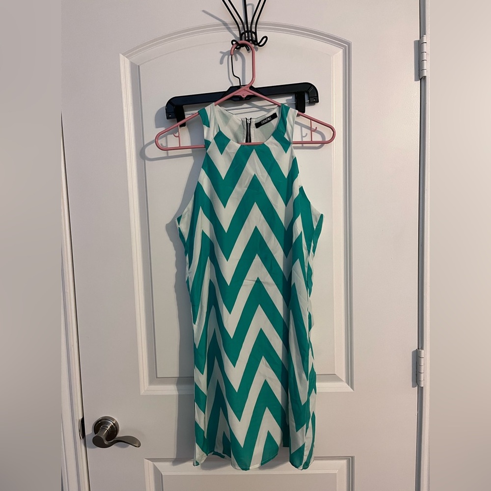 Cocolove dress size small - teal/green